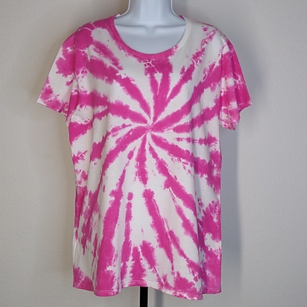 New Tie Dye S/S T-shirt 2XL - Picture 2 of 4